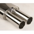 Piper exhaust Peugeot 106 MK1 -1.0, 1.1, 1.3 1.4 1,.5D, 1.6   Stainless Steel Back Box-Tailpipe Style E,G,I or J